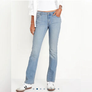 Old Navy Womens Light Blue Wash Bootcut 5 Pocket Style Jeans size 12
